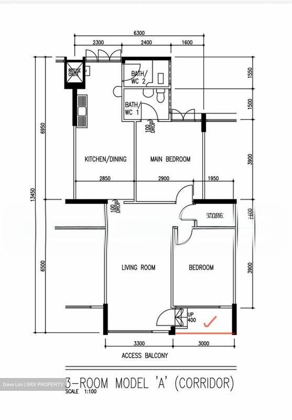 Blk 206 Tampines Street 21 (Tampines), HDB 3 Rooms #562963401